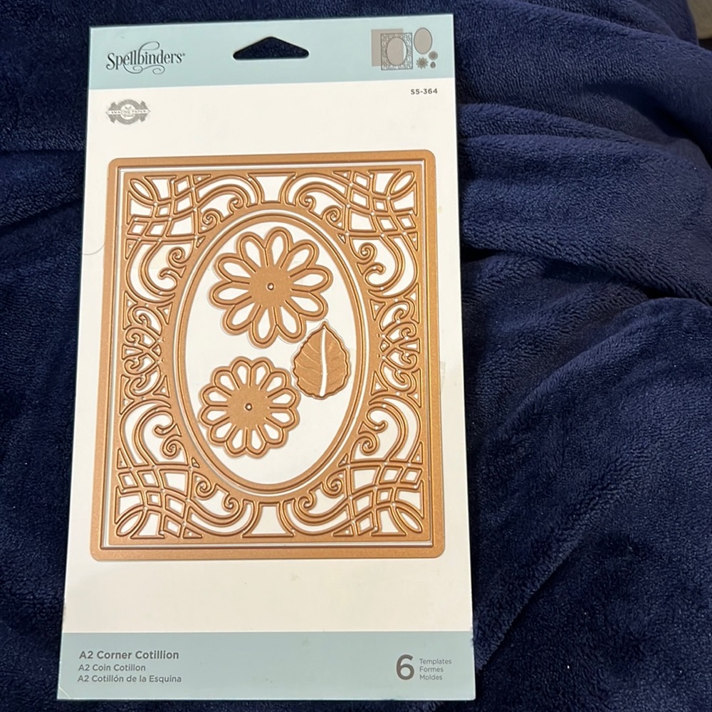 Spellbinders 19 A2 Corner Cotillion set dies. NWT. Never opened.